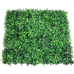 VEVOR Artificial Boxwood Panel UV 24pcs Boxwood Hedge Wall Panels Artificial Grass Backdrop Wall 20" X 20" 4 cm Green Grass Wall Fake Hedge for Decor