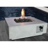 Fiber Reinforced Concrete Propane/Natural Gas Fire Pit table (Charcoal)