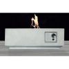 Fiber Reinforced Concrete Propane/Natural Gas Fire Pit table (Charcoal)