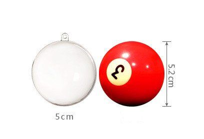 Plastic Ball Hollow Ball PS Decoration Hanging Ball (Option: 40mm10pcs)